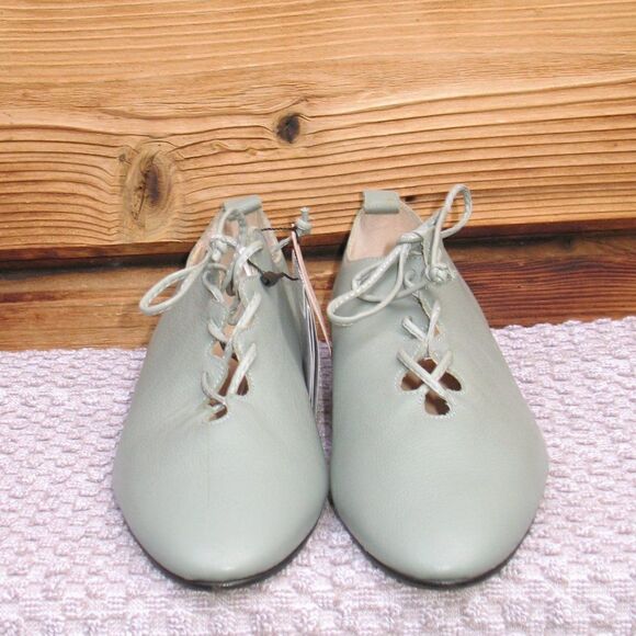 MNG Mango Womens 6 Green Lace Up Shoes - Picture 4 of 10